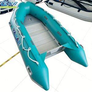 Hisea Top China Custom Producer, bateau pneumatique gonflable pour 4 personnes, 320 cm, 3 m, 11 pieds, avec moteur pour la pêche - Product Image 3