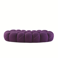 Canapé sectionnel moderne en velours SPARKLE pour hôtel et villa - Couleur et taille personnalisables