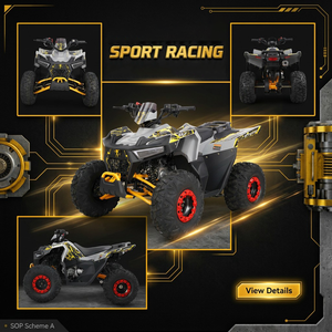 Nouvelle Arrivée 2026 - <span class=keywords><strong>Quad</strong></span> 125cc 4 Temps à Essence Automatique Tout-Terrain Sportif pour Jeunes et Adultes - Product Image 6