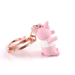 Tùy Chỉnh Bền Mềm <span class=keywords><strong>PVC</strong></span> Santa Claus Keychain Hình Cao Cấp Cao Su Keychain Đồ Chơi - Product Image 4