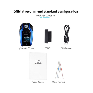 DALOS LCD écran tactile électrique télécommande clé voiture clé intelligente verrouillage de porte pour BMW DC 12V universel PKE système d'alarme de voiture <span class=keywords><strong>DLS</strong></span> - Product Image 5