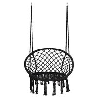 Boho hamac balançoire coton corde macramé chaise suspendue vente en gros est chaud extérieur métal chambre meubles moderne petit balcon siège