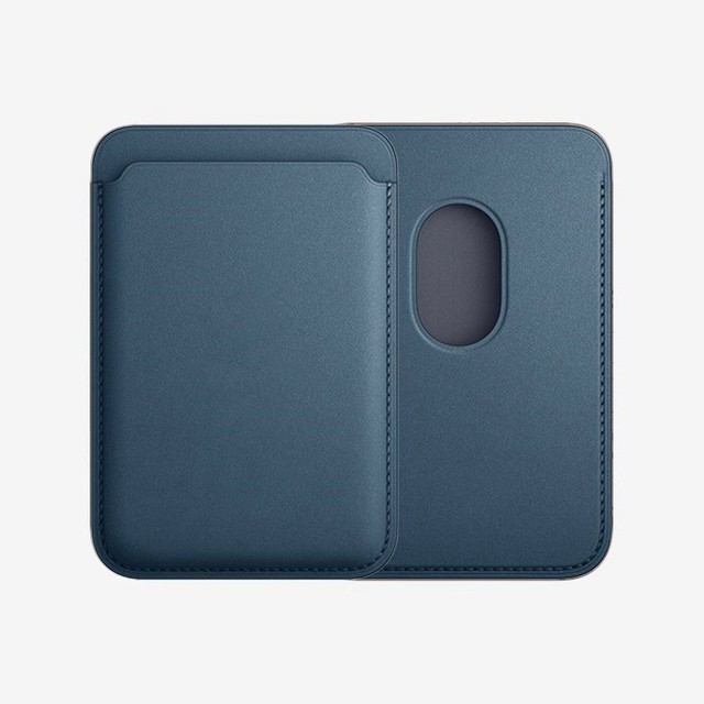Apple iPhone Pro MagSafe Leather PU Phone Magnetic Suction Card Package Card Sleeve