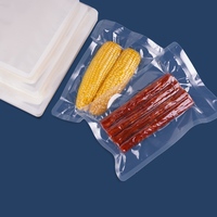 Sacs d'emballage sous vide ajouré, texturé et personnalisés, en rouleau, plastique, Nylon, Transparent, gaufré, unités