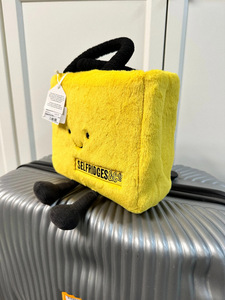 Peluche Jelly Catt Giallo Super Morbido in Cotone PP, Giocattolo Animale Carino e Divertente Unisex in Sacchetto OPP, Regalo di Compleanno - Product Image 4