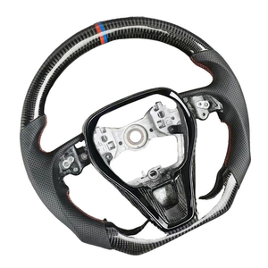Volante Personalizado de Cuero y Fibra de Carbono para Toyota Corolla Camry 8th <span class=keywords><strong>Se</strong></span> Levin Avalon Cross 2018 2019 2020 2021 2022 2023 2024 - Product Image 4
