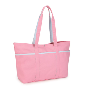 Sac shopping en toile personnalisable avec logo, sac shopping unisexe, sac de rangement grande capacité à bandoulière - Product Image 5