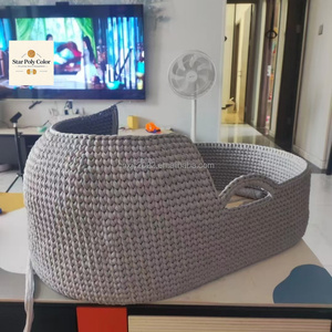 Star New Pattern Baby Diaper Table Poly Color Woven Hand <strong>Basket</strong> for Newborn Discharge Stylish Storage Solution - Product Image 5