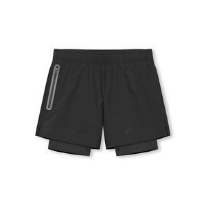 Pantaloncini sportivi da <span class=keywords><strong>uomo</strong></span> HonFit 2 in 1 <span class=keywords><strong>con</strong></span> tasca per telefono, ad asciugatura rapida, traspiranti, per palestra, corsa, allenamento, compressione. - Product Image 6