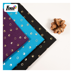 2026 musim baru bordir dan Sulaman kabel Linen katun kain Rayon dan kain poliester untuk wanita - Product Image 6