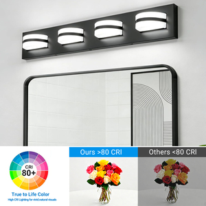 <span class=keywords><strong>Luminaire</strong></span> mural pour salle de bain 19 pouces 15W 26 pouces 20W, éclairage LED réglable 3CCT pour miroir - Product Image 6