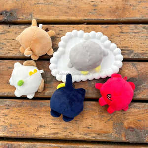 พวงกุญแจตุ๊กตานุ่มนิ่มสั่งทำได้พวงกุญแจตุ๊กตาเคป็อปตุ๊กตาผ้ากำมะหยี่ขนาดเล็กสำหรับตกแต่ง - Product Image 3