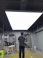 Plafonnier Lumineux à Film Tendu Personnalisé, Grand Format, pour Garage Automobile et Atelier de Réparation 4S