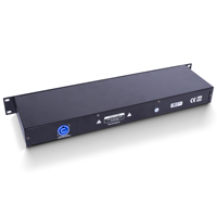 PKnight CA8802-S 8-Channel DMX512 Splitter Amplifier 8 Output Terisolasi 1 Input/Thru 3-Pin XLR 19" 1U Rak Mount AC Pencahayaan LED