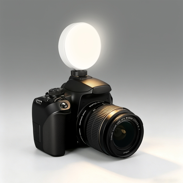 Magnetic RGB Fill Light 360° Rotation Adjustable Brightness Rechargeable Long Battery Life for Phone Camera Vlog Live Streaming