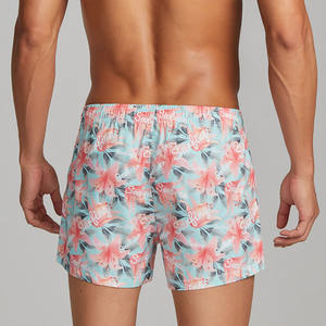 Shorts de bain pour hommes <span class=keywords><strong>Seobean</strong></span> en gros, à fleurs d'été, pour la plage, le surf, séchage rapide, vêtements de sport pour hommes - Product Image 2