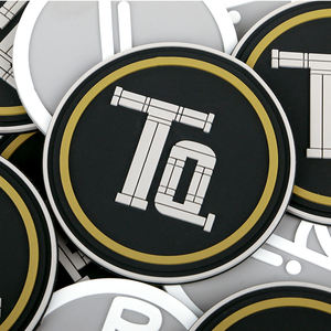 Oem Custom Siliconen Patches Zachte Pvc Rubber Badges Met Haak En Lus Voor Kleding Of Bagage Identificatie - Product Image 1