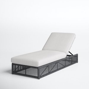 Meubles d'extérieur pour hôtel, lit de piscine de loisirs, chaise longue, lit de jour en corde - Product Image 3