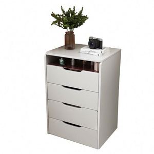 Table de maquillage minimaliste moderne pour petite chambre avec <span class=keywords><strong>armoire</strong></span> de rangement et éclairage intégré - Product Image 1