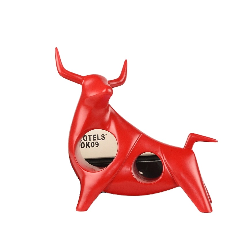 Статуэтка быка из смолы, художественный декор для стены и улицы быка, статуи и скульптуры быка/быка, украшение для дома