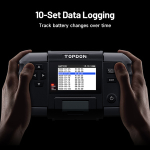 TOPDON BT600 Plus 3,5 Zoll Unterstützt 10-Satz-Datenprotokollierung Mit Sofortiger Thermodruckfunktion Eingebauter Akku Autobatterietester - Product Image 3