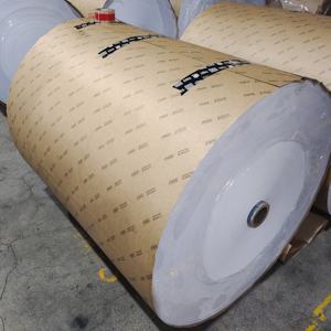Papel para Vasos Impermeable de 170-400 GSM, Rollo Jumbo con Recubrimiento de <span class=keywords><strong>PE</strong></span>, Papel Desechable para Alimentos con Recubrimiento de <span class=keywords><strong>PE</strong></span> para Envasado de Bebidas - Product Image 1