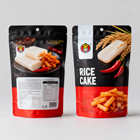 Sacs Doypack personnalisés à fermeture éclair refermable pour emballage de gâteaux de riz, haute barrière