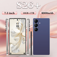 Smartphone S26 Ultra 5G, Batería de 8000mAh, Cámara de 108MP, Android 15, Doble SIM, AMOLED 90Hz, Deca Core, Pantalla >7'', Desbloqueado, Venta al Por Mayor