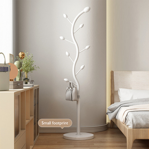 Hình dạng độc đáo cơ sở đá cẩm thạch thời trang triển lãm thương mại quần áo hiển thị đứng phòng ngủ phòng khách Nắp áo khăn kim loại kệ lưu trữ - Product Image 2