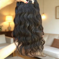 Lots de Cheveux Humains Bouclés Indiens Non-Remy, Tissage Double à la Machine, Sans Produits Chimiques, Double Tirage, Haute Qualité, Vente en Gros