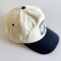 Gorra Deportiva de Golf de 5 Paneles, con Visera Ligeramente Curvada, de Algodón Grueso, con Correa Ajustable, sin Estructura, con Logotipo Bordado Personalizado