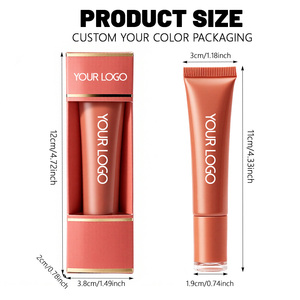 Gloss à lèvres hydratant longue durée en tube applicateur DONUT, brillance naturelle, soin des lèvres, gelée pour les lèvres, gloss pour les lèvres - Product Image 3