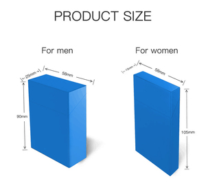 Estuche Portátil Delgado para Cigarrillos de Mujer, Caja de Silicona para Cigarrillos - Product Image 4
