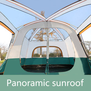 Bron Fabriek Waterdichte Outdoor 5 Tot 10 Persoons Camping Glamping Opblaasbare Partij Dak Tent Met Twee Slaapkamer - Product Image 3