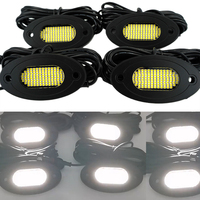 Luz LED Blanca Pura de 108 LED para Ruedas, Ultra Brillante, para Todoterreno, Impermeable, Luz Estroboscópica para Camiones, ATV, UTV, SUV