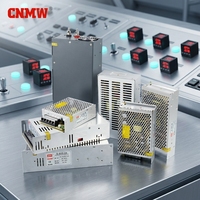 Alimentation électrique UPS simple CNMW S-150-24 24V 150W AC-DC, entrée 90-132V/180-264VAC, courant 6,5A, 50/60Hz, boîtier en aluminium, usage industriel