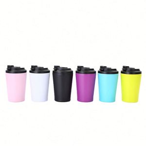 Vente en gros de tasses à café en acier inoxydable de 12 oz (360 ml), tasses de voyage avec couvercle - Product Image 1