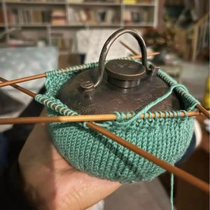 Bamboo Knitting <b>Needles</b> Set Knitting <b>Needle</b> <b>Case</b> Kits for Beginners Wooden Wood - Product Image 6