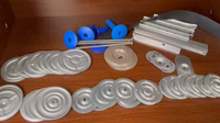 Kit de fixation de toiture haut de gamme - Clous en acier au carbone et rondelles en aluminium pour systèmes de toiture métalliques, fixation haute dureté, étanche