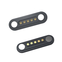 Conector Magnético de Alta Potencia a Prueba de Agua de 2, 3, 4 y 5 Pines con Resorte de 2.5mm, Conector Magnético de Carga