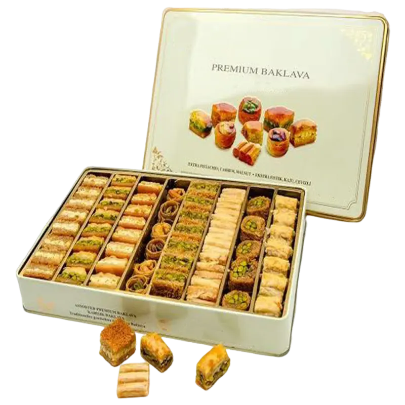 Caixa de metal para biscoitos, recipiente multicolorido personalizado para armazenamento de alimentos, lata de chocolate e data, caixa de presente decorativa