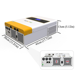 Système solaire hors réseau Gootu à onde sinusoïdale pure 6 kW, compatible PV 60-500 Vcc MPPT 120A, parallèle 12 unités 6,2 kW, avec Wi-Fi - Product Image 5