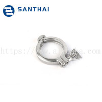 Conexión de Soldadura Sanitaria de Acero Inoxidable SS304 de Alta Resistencia con Tuerca de Ala de un Solo Pasador, Estándar DIN/3A/ISO, Pulida