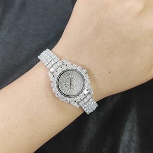 Abiding Factory Price Custom Designs Diamond <strong>Watch</strong> Wholesale Luxury 925 Sterling Silver Pass Diamond Tester Moissanite <strong>Watches</strong> - Product Image 4