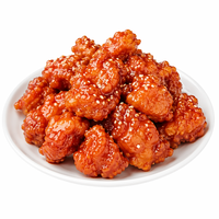 Morceaux de poulet frit coréen - Viande de poulet surgelée sucrée et épicée, collations de fête pour les acheteurs exportateurs, poulet frit et frites