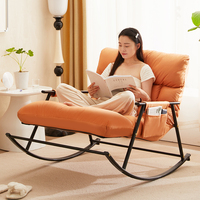 2025 Fauteuil de relaxation moderne pour adulte, deux places, double balancelle, pliable, imperméable, hauteur réglable, confort doux, type pouf
