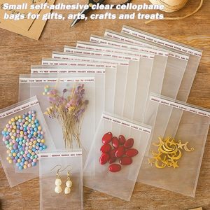 Bolsas de celofán resellables de 5x7, 1500 unidades, bolsas de embalaje de plástico transparente autosellables, sellado de tres lados para aperitivos y regalos - Product Image 5