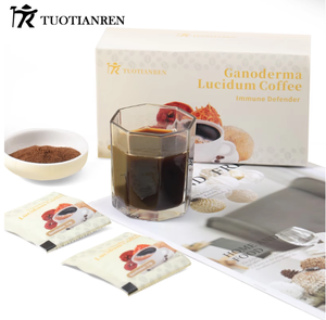 Café Instantáneo de Champiñones Orgánico Sin Azúcar, Sabor a Crema de Garcinia Cambogia, Totalmente Natural, Sabor Neutro, en Bolsa, para Mejorar la Inmunidad - Product Image 1