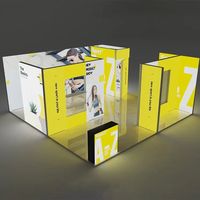 Stand d'exposition modulaire rétroéclairé par LED, en tissu SEG personnalisé, pour salons professionnels, événements, commerce de détail et expositions