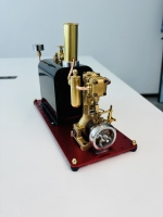 Kit moteur à vapeur miniature réversible monocylindre à mouvement alternatif RW-L1K pour bateau à vapeur RW-BL1K
